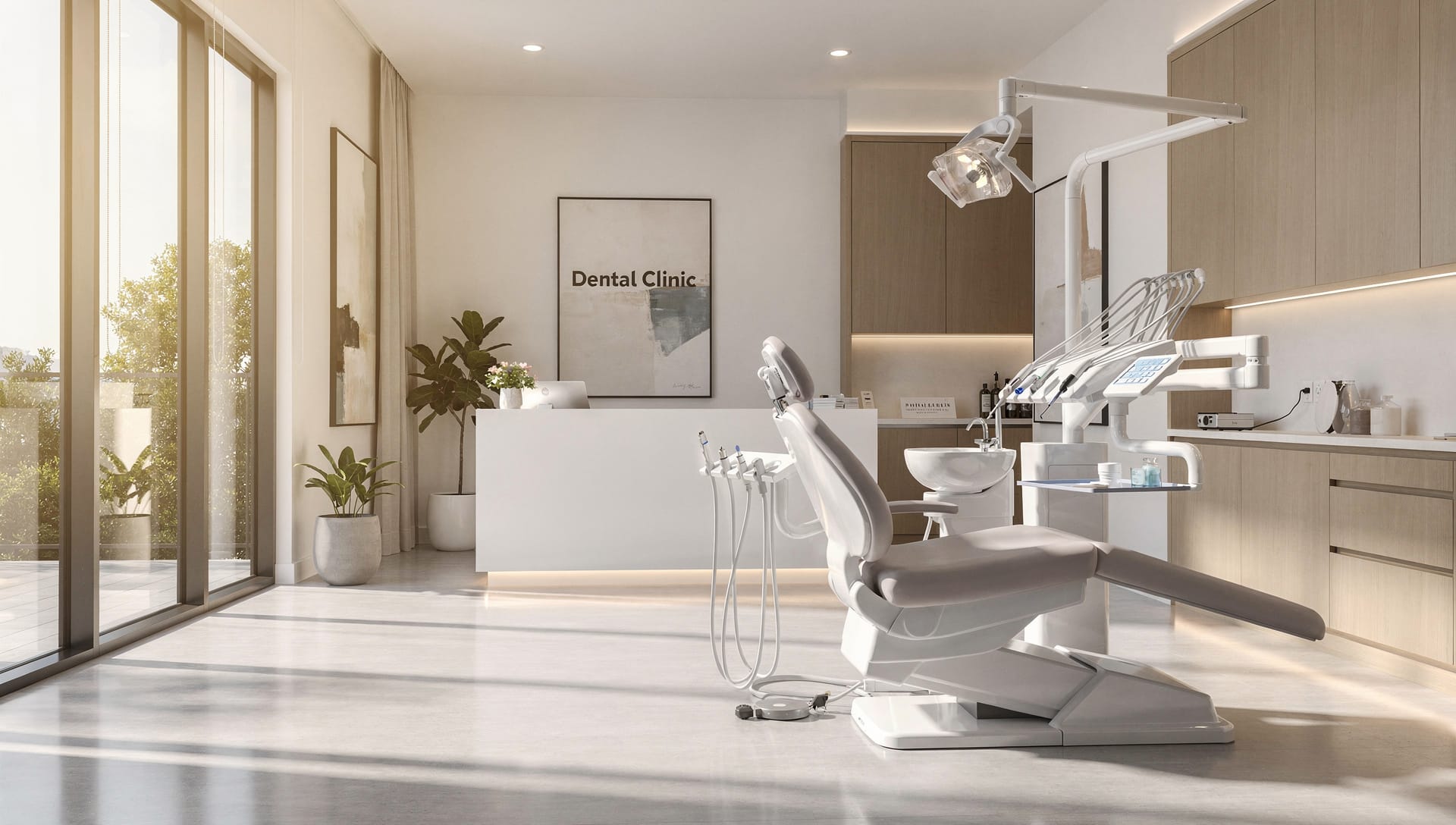 Interiorul clinicii CLINIDENT